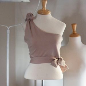 Sabo Skirt Tie Crop Top